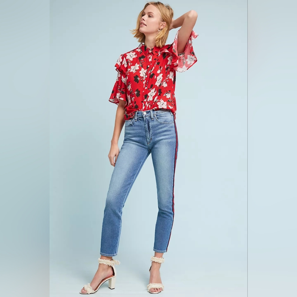 McGuire Ibiza‎ High-Rise Skinny Ankle Jeans